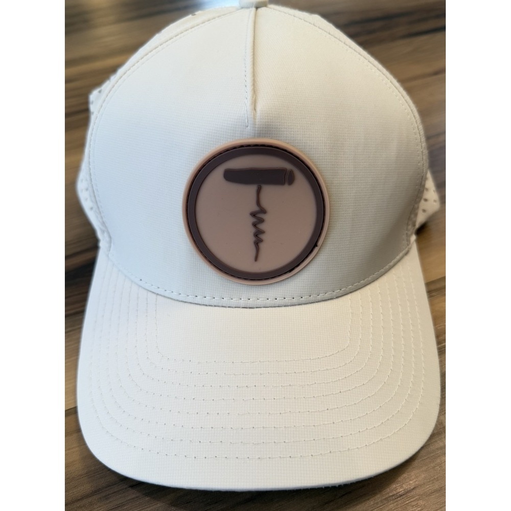 Zapped Branding Blackhawk White Perforated Snapback Hat‎ Golf Cap OSFM